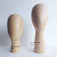 DL824 Wholesale Cheap faceless egg head wooden mannequins for hathead mannequin for sale